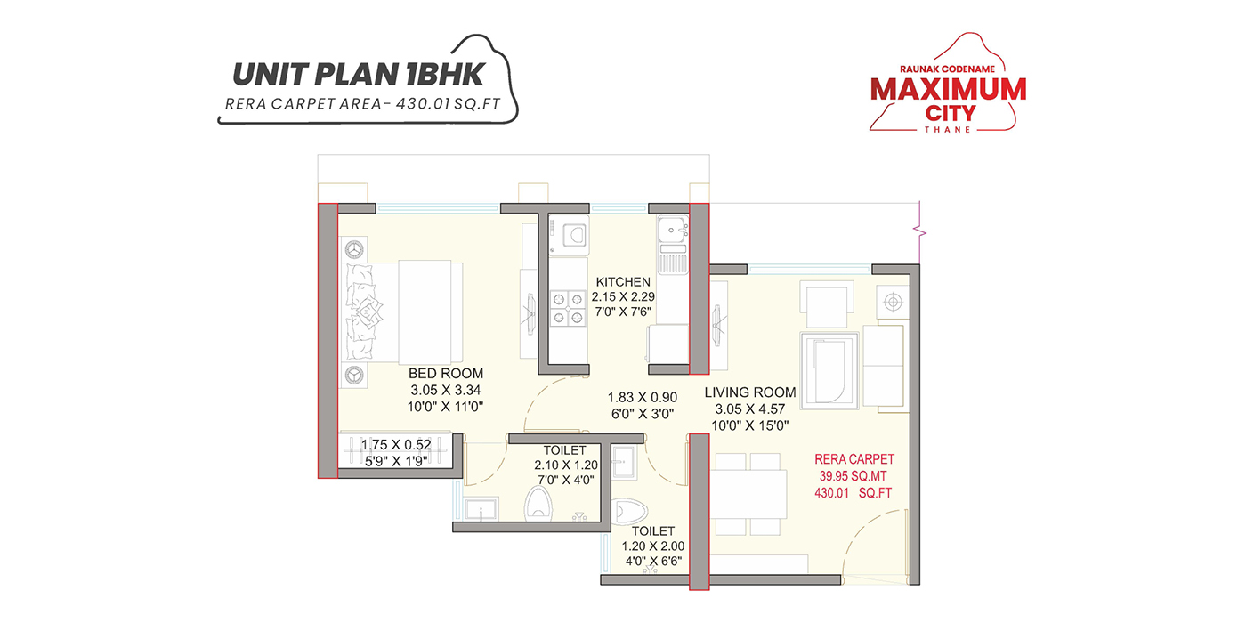430 - 1BHK.