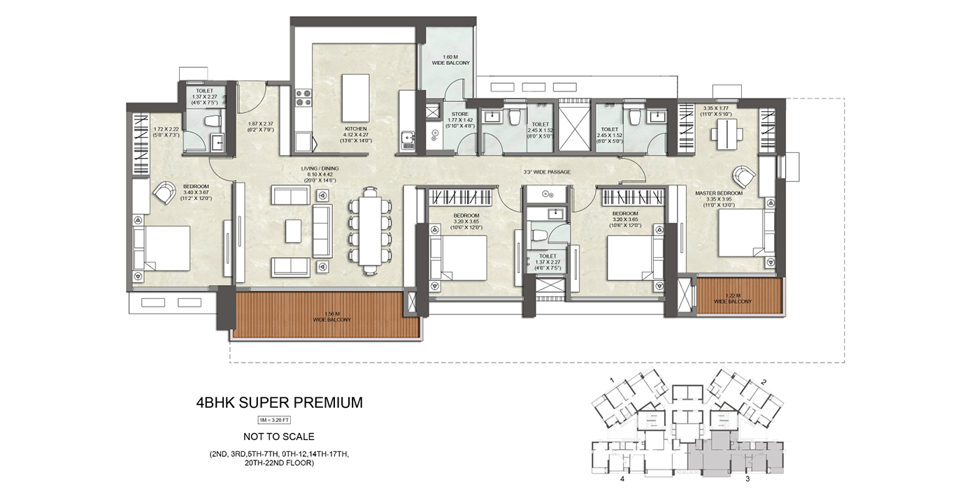 Copy of KPCImm-G-4BHK Super Premium