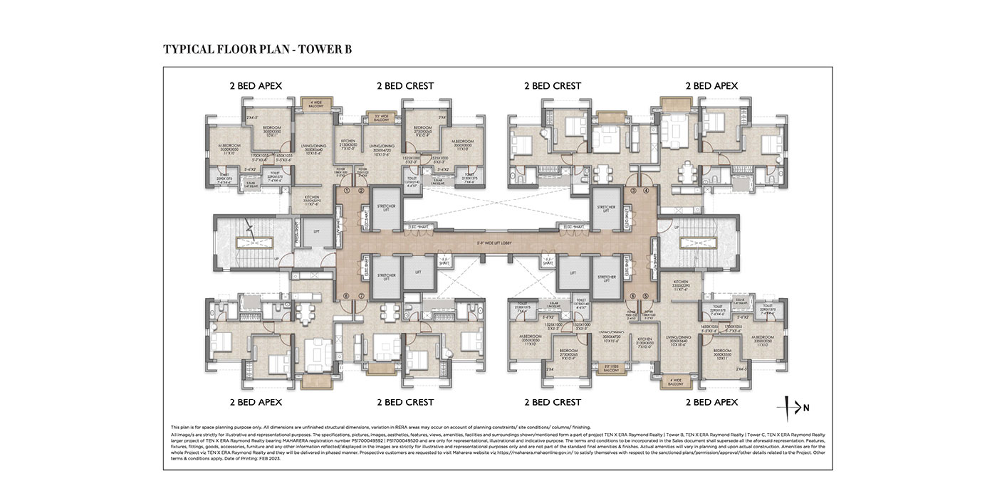 TYPICAL-FLOOR-PLAN--TOWER-B
